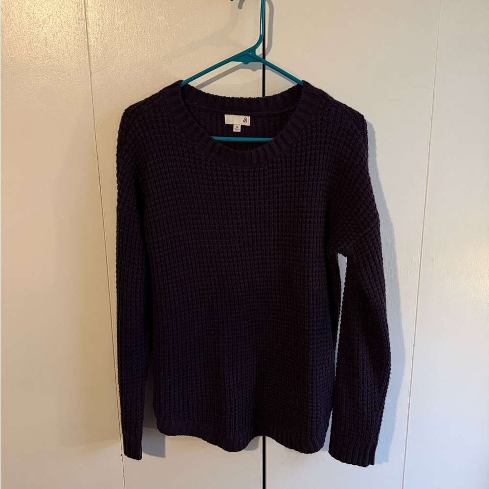 SO Plum Crew Neck Sweater